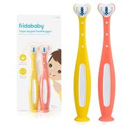 Frida Baby 2 cepillos de dientes de 3 ángulos para niños pequeños