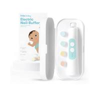 Frida Baby Pulidor de uñas eléctrico | Lima de uñas de bebé segura y fácil, cortaúñas para bebé + kit de recortadora de uñas para recién nacidos, niños pequeños o niños, 4 almohadillas de