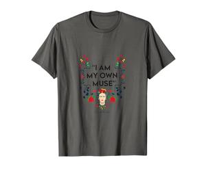 Frida Kahlo Art "I am my own muse" Cita Feminismo PAPL1673 Camiseta