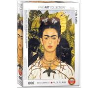 Frida Kahlo Collar & Colibrí 1000 Piezas Puzle Rompecabezas 680mm x 490mm