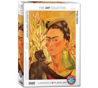 Frida Kahlo Mono Y Loro Rompecabezas 1000 Piezas Eurographics 680mm x 490mm