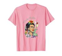 Frida Kahlo Selva Retrato Arte Gráfico Femininsm PAPL248 Camiseta, Hombre, Rosado, XL