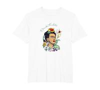 Frida Kahlo Selva Retrato Arte Gráfico Femininsm PAPL248 Camiseta, Hombre Tallas Grandes, Blanco, 6X Alto