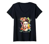 Frida Kahlo - Variedad de artículos Camiseta Cuello V