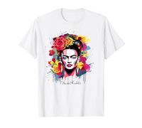 Frida Kahlo - Variedad de artículos Camiseta, Hombre, Blanco, XXL