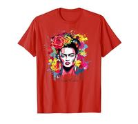 Frida Kahlo - Variedad de artículos Camiseta, Hombre, Rojo, S