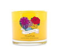 Frida Kahlo Vela perfumada pequeña en tarro de cristal, esencia de vida, regalo para mujeres, vela aromática afrutada, larga duración (30 h), vela perfumada de cera de soja