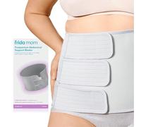 Frida Mom Carpeta para el vientre: recuperación posparto, soporte abdominal para parto natural y recuperación de cesárea, envoltura de compresión ajustable de 23 cm de alto