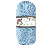 Frida's 1209 - Ovillo de lana de algodón egipcio para tejer, 50 g, 43 colores (1209)