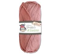 Frida's 1233 - Ovillo de lana de algodón egipcio para tejer (50 g, 43 colores)