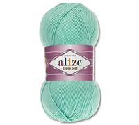 Frida's Wollhaus Alize 100g de lana de algodón dorada para verano Lana para amigurumi 65 colores (15 | Verde marino)