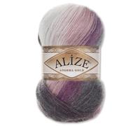 Frida's Wollhaus Alize Angora Gold Batik 1986 Ovillo de lana de poliacrílico degradado 100 g, 27 colores