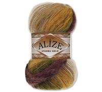 Frida's Wollhaus Alize Angora Gold Batik 5850 Ovillo de lana de poliacrílico degradado 100 g, 27 colores