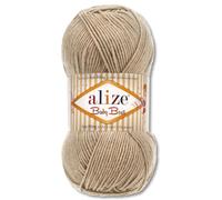 Frida's Wollhaus Alize Baby Best - Ovillo de lana de bebé antipilling para ganchillo y tejer, de bambú y acrílico, 45 colores (256, beige)