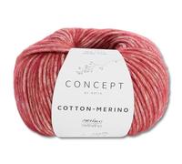 Frida's Wollhaus Concept by Katia Hilo de cadena de algodón merino - 50 g - 23 colores (125, burdeos)