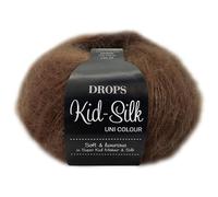 Frida's Wollhaus Drops 25 g Kid-Silk Mohair & Seda Hilo para encaje Pelo suave 47 colores (51 | Toffee)