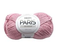 Frida's Wollhaus Drops 50 g Paris Algodón de verano para bebé para tejer y crochet 54 colores (color uni 70 | Flor de cerezo color uni 05 | Lila)