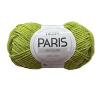 Frida's Wollhaus Drops 50 g Paris algodón hilo de verano para bebés para tejer o hacer ganchillo 54 colores (color liso 39 | Wasabi)