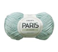 Frida's Wollhaus Drops 50 g París Algodón Verano Hilo para Tejer y Ganchillo 54 Colores (color 29 | Azul Helado)