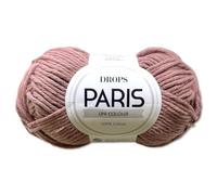 Frida's Wollhaus Drops - Hilo de verano para niños, 50 g, en algodón París, 54 colores (tinta unita, 64 | amatista)