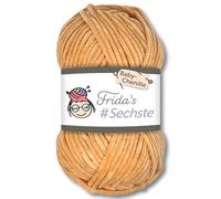 Frida's Wollhaus Frida's 50 g #Sexta Chenilla para bebé de Frida's para tejer y crochet Amigurumi aterciopelada suave 30 colores (855 | Arena)