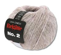 Frida's Wollhaus Lana Grossa Brigitte No. 2 - Ovillo de lana de alpaca, algodón, 50 g, 46 colores (41, color rosa)