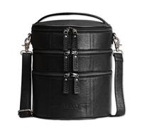 Frida's Wollhaus muud Bturn - Bolsa para proyectos de punto y ganchillo (2 colores), color negro