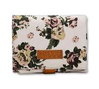 Frida's Wollhaus muud Canvas Stockholm Estuche de almacenamiento para agujas de tejer, cuerdas, accesorios, 2 colores (flores)