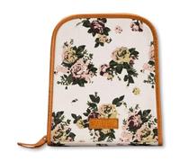Frida's Wollhaus muud Canvas Voss Estuche de almacenamiento para agujas de tejer, cuerdas de agujas, 2 colores (flores)