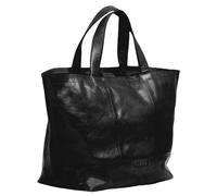 Frida's Wollhaus Muud Hiba - Mini bolso de piel para tejer y ganchillo, hecha a mano, 2 colores (negro)