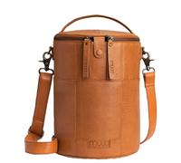 Frida's Wollhaus Muud Saturn XL - Funda de piel para tejer o hacer ganchillo, 2 colores (whisky)