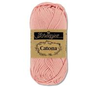 Frida's Wollhaus - Ovillo de lana Scheepjes, 50 g Catona, 100% algodón, para punto y ganchillo, Amigurumi, 109 colores (408 | Old Rose)