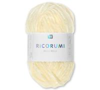 Frida's Wollhaus Rico Design 25 g Ricogurumi Nilli Nilli - Hilo de cinilla y lana Amigurumi suave y aterciopelada para tejer y hacer ganchillo, 30 colores (003 | amarillo)