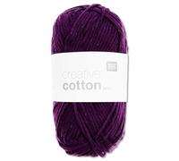 Frida's Wollhaus Rico Design Creative Cotton Aran - Ovillo de lana para tejer, 50 g, 63 colores (11 | cardenal)
