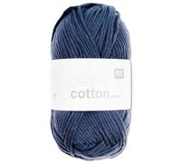 Frida's Wollhaus Rico Design Creative Cotton Aran - Ovillo de lana para tejer, 50 g, 63 colores (19, azul noche)