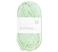 Frida's Wollhaus Rico Design Creative Cotton Aran - Ovillo de lana para tejer, 50 g, 63 colores (42, aguamarina)