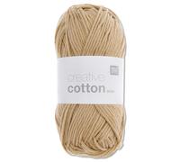 Frida's Wollhaus Rico Design Creative Cotton Aran - Ovillo de lana para tejer, 50 g, 63 colores (84 | Camel)