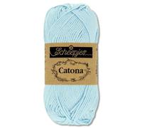 Frida's Wollhaus Scheepjes 10 g Catona 100% algodón para tejer o hacer ganchillo, Amigurumi, 113 colores (173 | Bluebell)