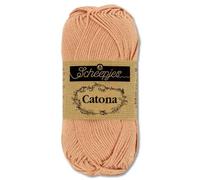 Frida's Wollhaus Scheepjes 10 g Catona 100% algodón para tejer o hacer ganchillo, lana Amigurumi 113 colores (502 | Camel)