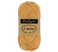 Frida's Wollhaus Scheepjes 10 g Catona 100% algodón para tejer o hacer ganchillo, lana Amigurumi 113 colores (179 | Topaz)