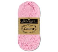 Frida's Wollhaus Scheepjes 10 g Catona 100% algodón para tejer o hacer ganchillo, lana Amigurumi 113 colores (222 | Tulip)