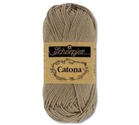 Frida's Wollhaus Scheepjes 10 g Catona 100% Algodón para tejer y punto de ganchillo Amigurumi hilo 113 colores (254 | Moon Rock)