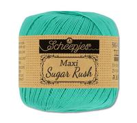 Frida's Wollhaus Scheepjes 50 g Maxi Sugar Rush - Hilo para ganchillo de algodón, 87 colores (253 | Trópic)