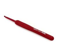 Frida's Wollhaus Tulip Etimo - Gancho de ganchillo rojo con agarre cómodo, punta de gancho suave, fácil agarre, 15 tamaños (3.75)