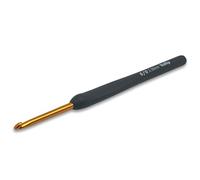 Frida's Wollhaus Tulip Etimo Häkelnadel con Softgrip Oro Negro punta de gancho suave 14 tamaños (negro oro, 3,5)