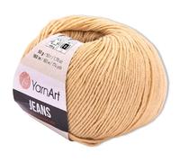 Frida's Wollhaus YarnArt - Ovillo de lana para bebé, 50 g, colores pastel, 63 colores (07 | arena)