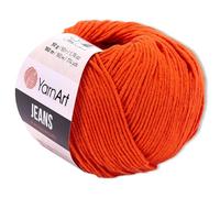 Frida's Wollhaus YarnArt - Ovillo de lana para bebé, 50 g, colores pastel, 63 colores (85, calabaza)