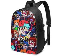 Friday Night Funkin Mochila de dibujos animados Anime Mochila escolar, duradera, resistente al agua, ajustable, mochila escolar, 9, 28 * 14 * 40 cm (16 Zoll),