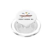 Friday San Juan Island Harbor Washington Kayak Paddling PopSockets PopGrip para MagSafe
