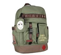 Friday the 13th Backpack Camp Crystal Lake Mochila de viaje resistente con funda acolchada para laptop para hombres y mujeres